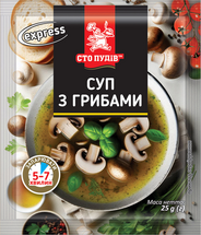Суп з білими грибами (Сто ПУДІВ) 25г саше шоу-бокс